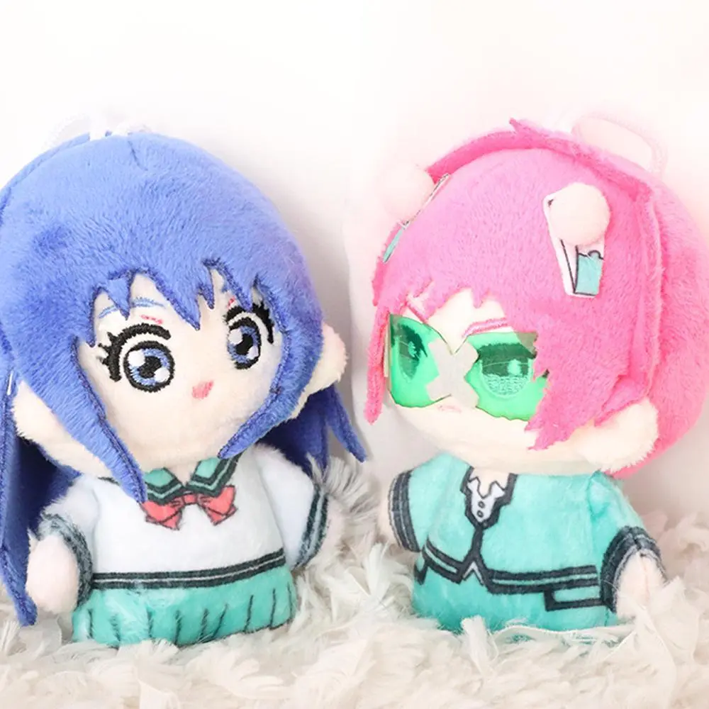 10cm Anime The Disastrous Life of Saiki K. Saiki Kusuo Cosplay Toys High Quality Figure Toy Cartoon Body Squeaking Plush Pendant