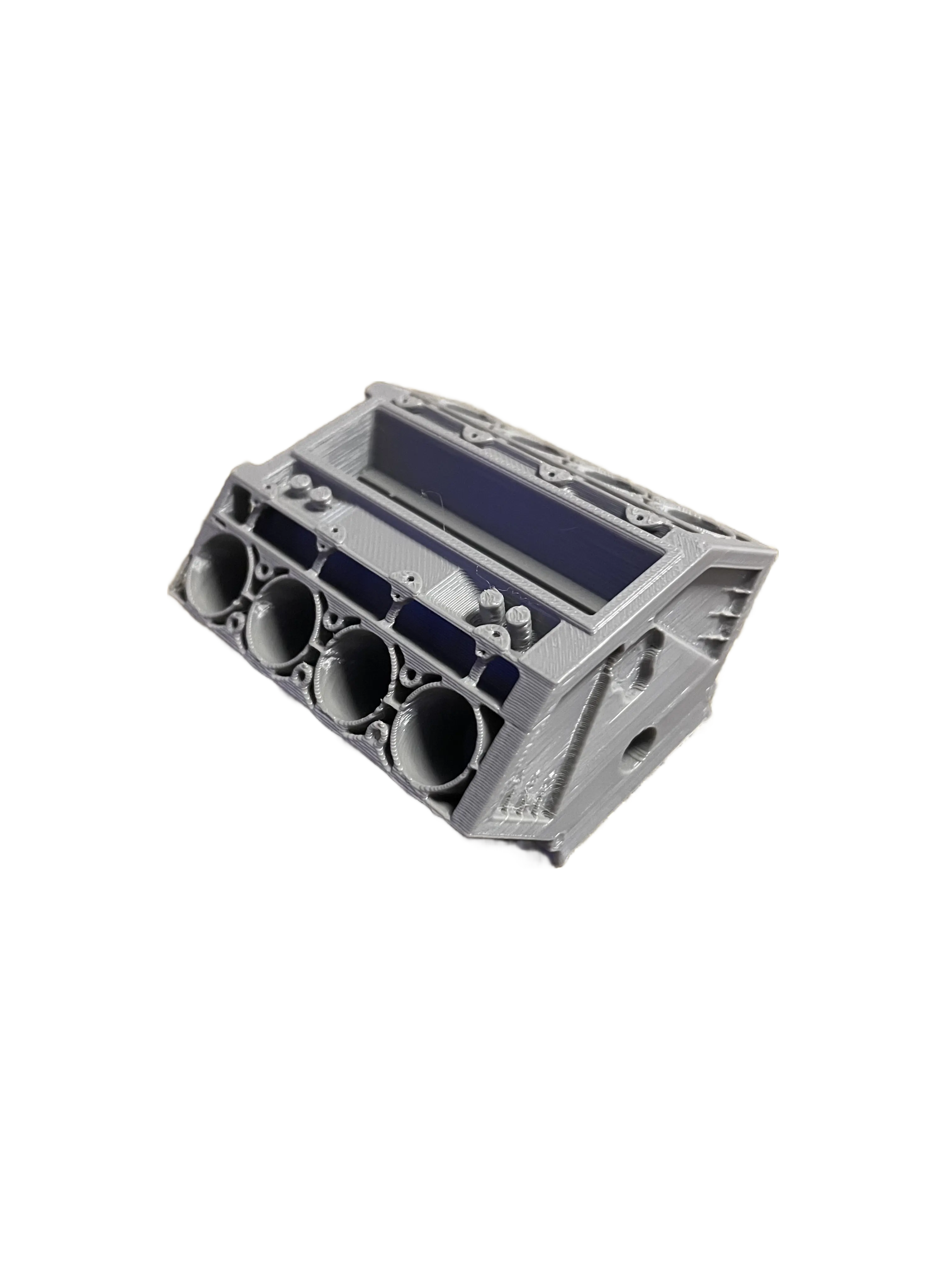 3dprinted v8 engine: v8 engine model: your desks new powerhouse