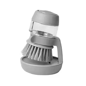 Dish Brush with Soap Dispenser Multi Use Soap Dispensing Scrub Brush for Household Universal Kitchen Dish Palm Brush with Tary Does not apply