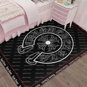 Non Slip Crystal Velvet Bath Mat Luxury Digital Print Multiple Designs Color Textures Ideal for Living Room Bedroom Home Decor Gaming Polyester Rectangle Rug Over 70.87 Inches 2.16 Square Meters