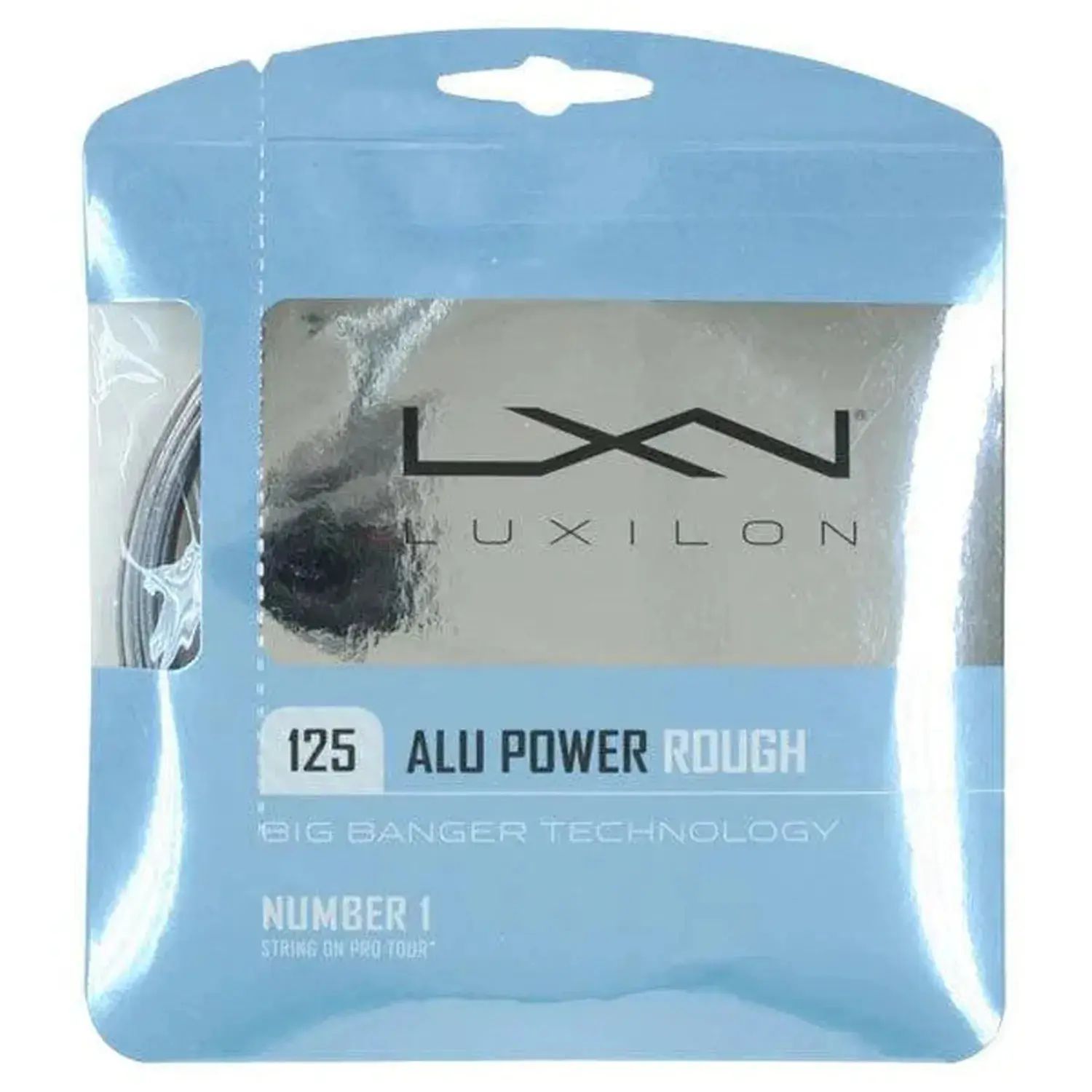 Big Banger ALU Power 125 Rough 17G Badminton String, Rough Texture, Increased Spin, Enhanced Control, Long-Lasting Durability, String on Pro Tour