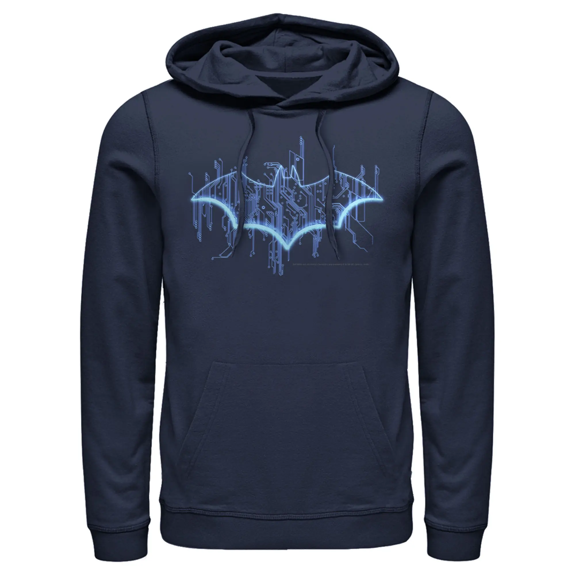 Men's Batman Logo Digital Wing Pull Over Hoodie