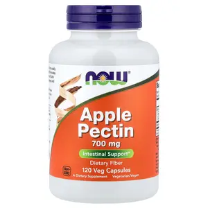 NOW Foods Apple Pectin, 120 Veg Capsules (0.7 g per Capsule)
