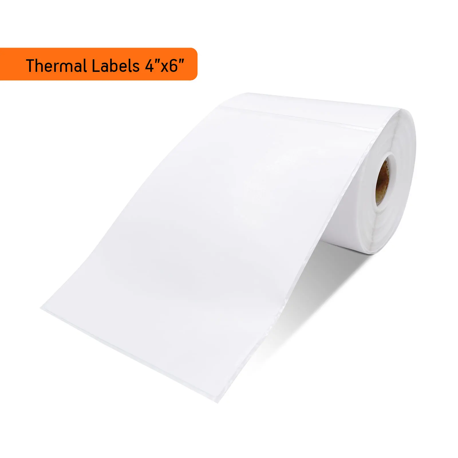 4×6″ TOP Direct Thermal White Adhesive Perforated Postage Shipping Labels, Core 1″ (250 pcs/roll)