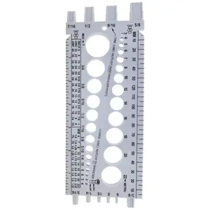 Nut and Bolt Gauge | Metric & Standard Sizer Tool (673)