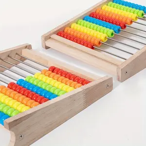 Wooden math racks, math practice toys, wooden educational toys with addition and subtraction tables, the perfect gift for any holiday