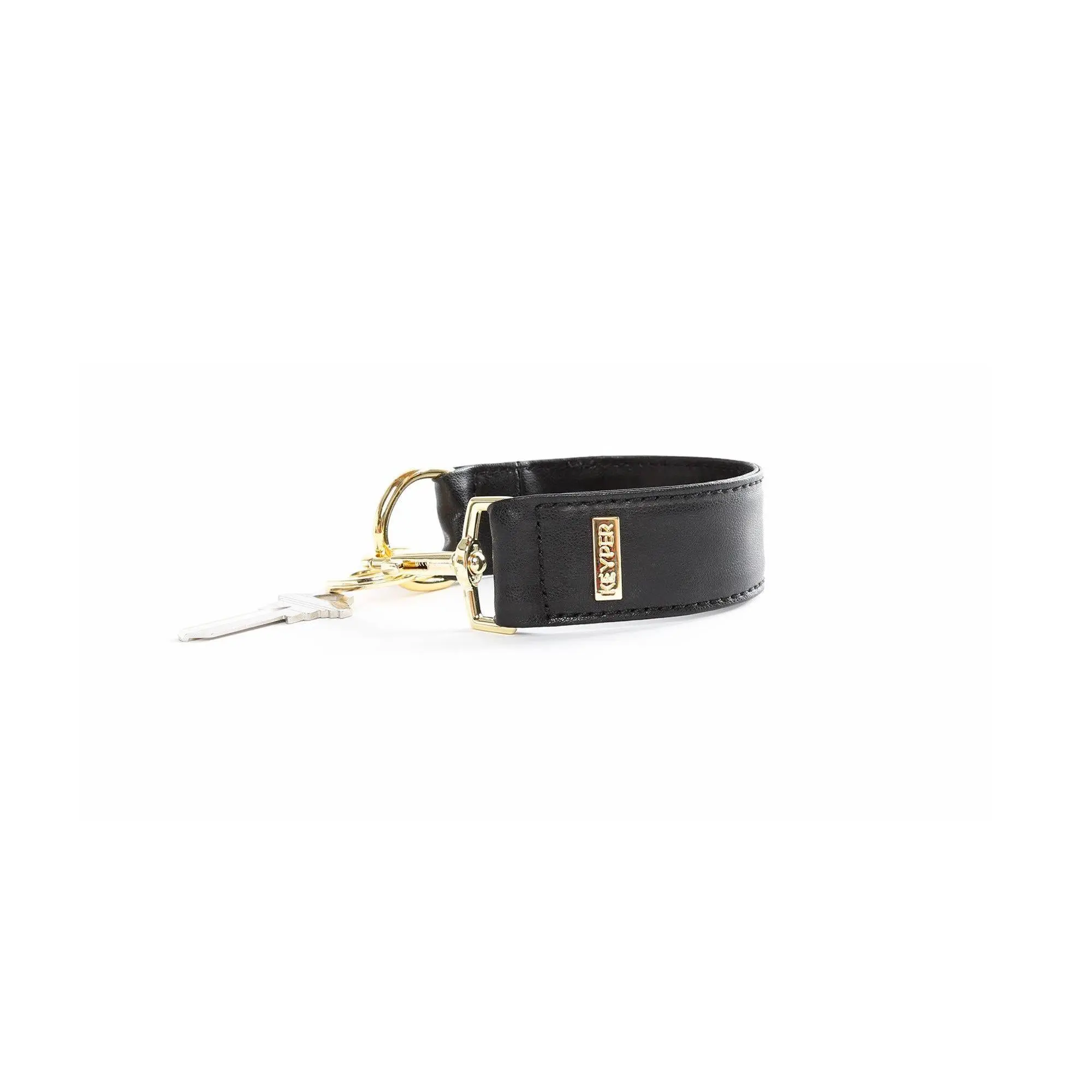 Classic Black PREMIUM LEATHER KEYPER® key ring