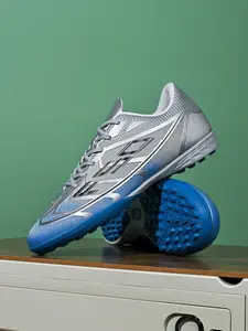 Men's and Teen Football Shoes, Dynamic Stripe Grass Studs, Laces, Professional Outdoor Training, High Grip Fg/ag Mixed Studs