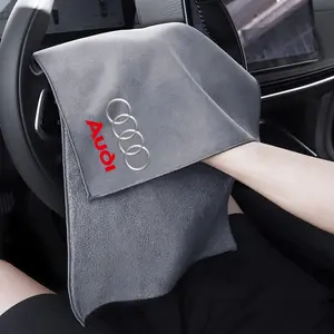 Car Wash High End Microfiber Towel Car Cleaning Drying Cloth for audi sport RS A1 A3 A4 B7 B8 A5 A6 A7 A8 Q3 Q5 Q7 Q8 TT