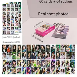 Njz New Album Series Greeting Cards, Lomo Flashcards, Collectible Cards, Postcards with Fan Exclusive Idol Photos, Perfect Gift