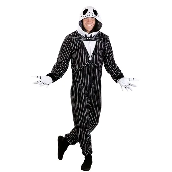 Disney Jack Skellington Adult Onesie Costume (© Disney)