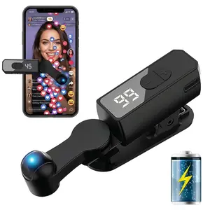 Auto Clicker for iPhone, iPad & Android – Wireless Rechargeable Smart Screen Tapper with 107 Speed Settings, Hands-Free TikTok Live Likes, Auto Tap Device for Gaming & Repetitive Tasks, Easy Clip-On Design, Smartphone