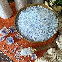 Ancient Blue Salt – Rare Mineral Treasure | High Potassium, Low Sodium, Pure & Unprocessed | Gourmet-Grade by Richure 100g (3.52 oz)