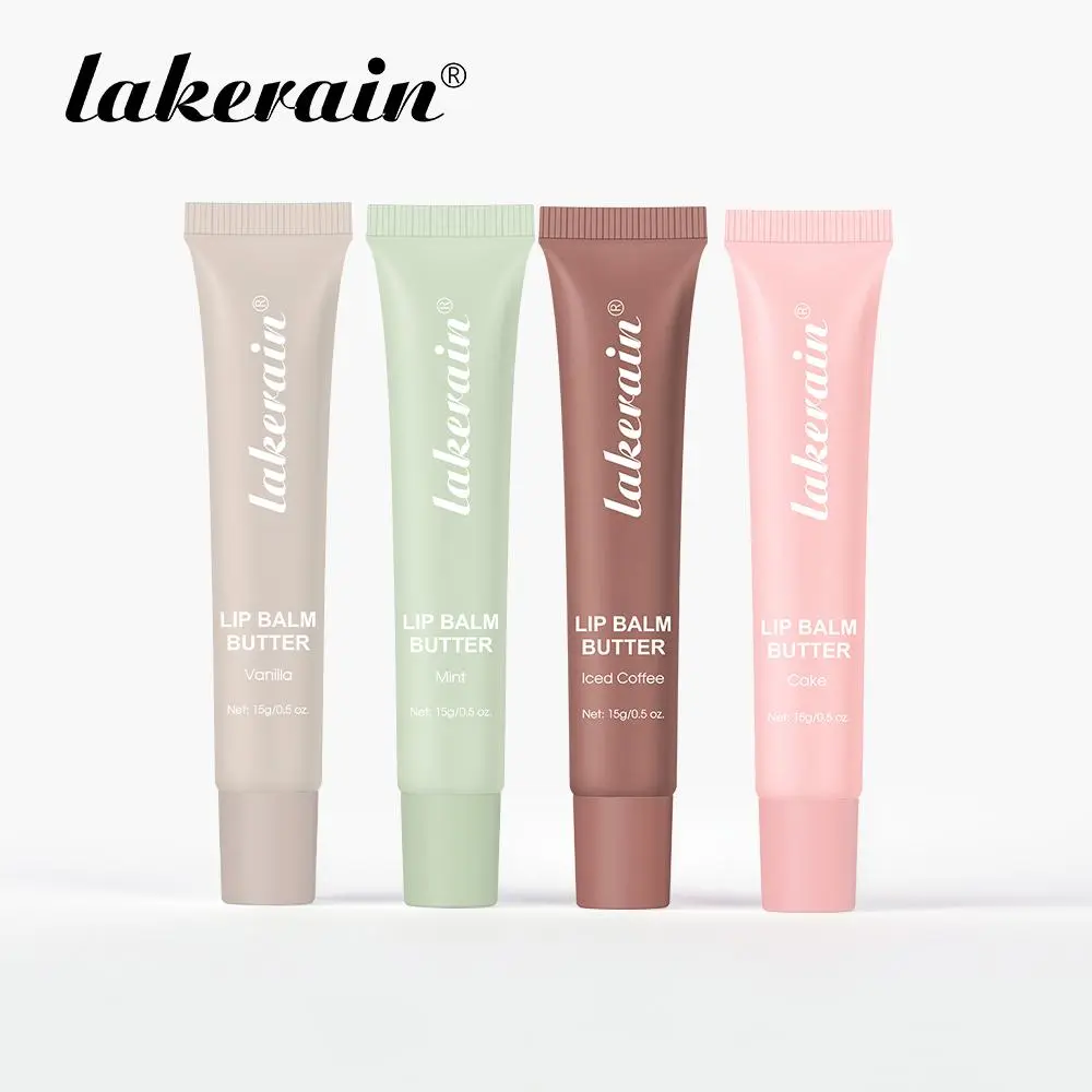 Lip Balm Butter, 4-Piece Set Moisturizing & Hydrating Lip Care, Lip Plumper for Women & Girls