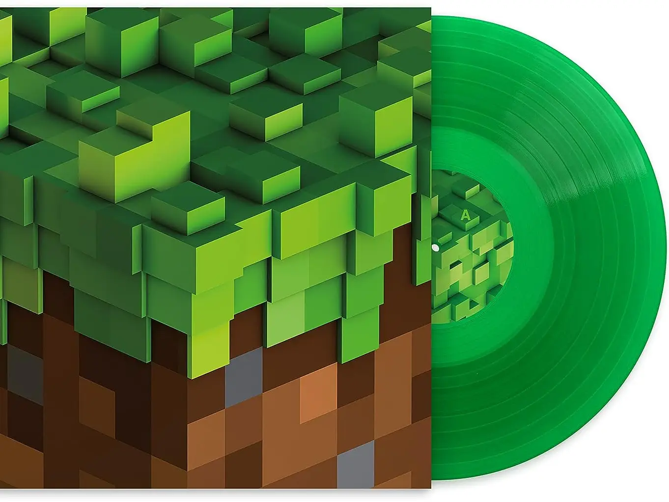 Minecraft Volume Alpha Green Vinyl LP by Daniel Rosenfeld - Best Game Music of 2011
