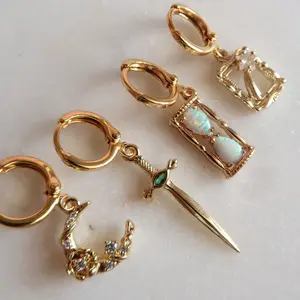 Fantasy Book Lover Ear Stack Earrings