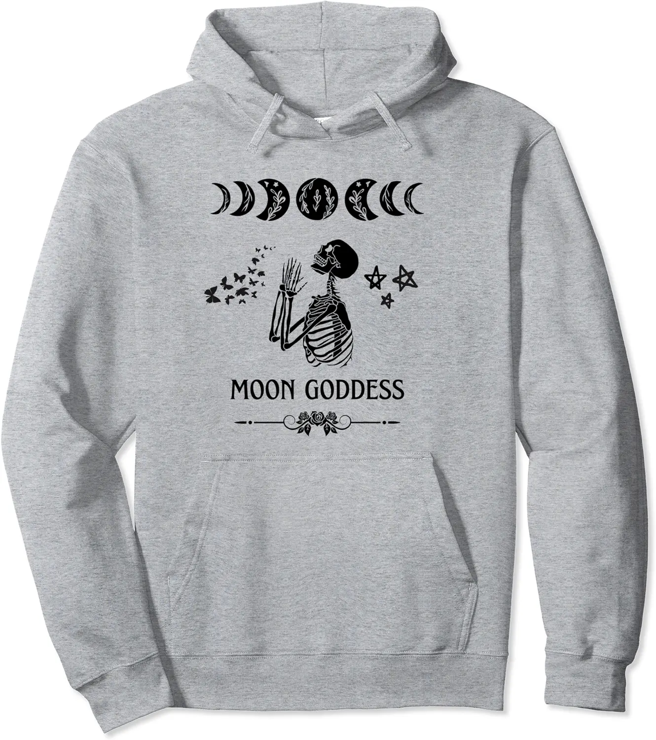 Moon Goddess Witch Witchy Pagan Cute Tarot Moon Phase Pullover Hoodie - Nestorporas Shop 34B0B272MCQP