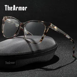 THE ARMOR Lightweight And High-Definition Reading Glasses For Men And Women, High Quality Eyewear, Cat Eye Frames That Make Your Face Look Small, Comfortable For Daily Reading, Nose Pads That Can Be Worn All Day Without Any Red Marks