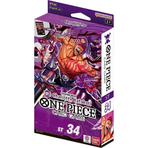 One Piece Card Game Starter Deck 34: PURPLE Charlotte Katakuri - Starter Deck 34: PURPLE Charlotte Katakuri (ST-34)