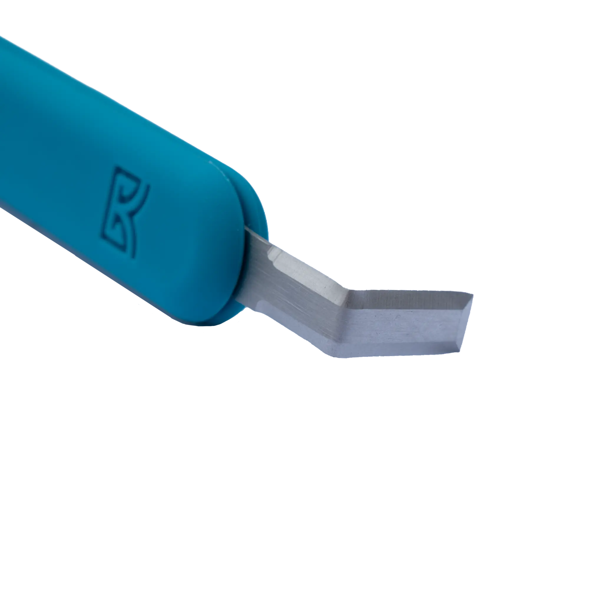 Forge Tool, Teal Handle with Rectangle Blade