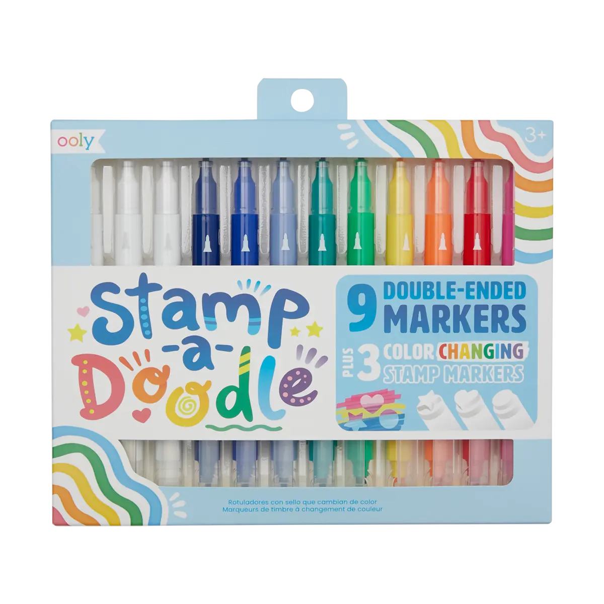 Stamp-A-Doodle Double Ended Markers - Color Changing - Set of 12