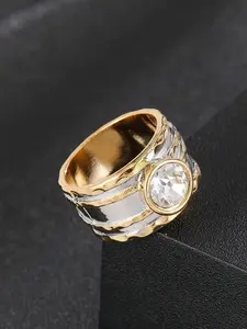 Vibrant Bohemian Wedding Ring – Creative Rhinestone Ring for Women’s Everyday Style