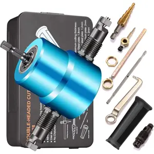 Double  Sheet Nibbler Metal , Quality Nibbler Drill Attachment for Straight  and Circle , Maximum 14 Gauge Steel