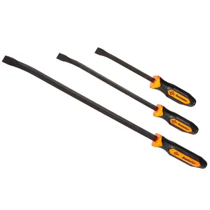 212 MAIN Mayhew Steel Products MH14119OR 48 in. Ergonomic Dominator Curved Blade Pry Bar with Handle, Orange, Construction Tools