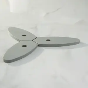 BergHOFF Leo Balance Silicone Foldable and Magnetic Trivet 9.5", Moonmist