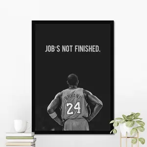 Kobe Bryant Motivational Poster, Inspirational Wall Art, Home Gym Decor, Poster, Motivation Wall Art, Motivational Print, Gift Room