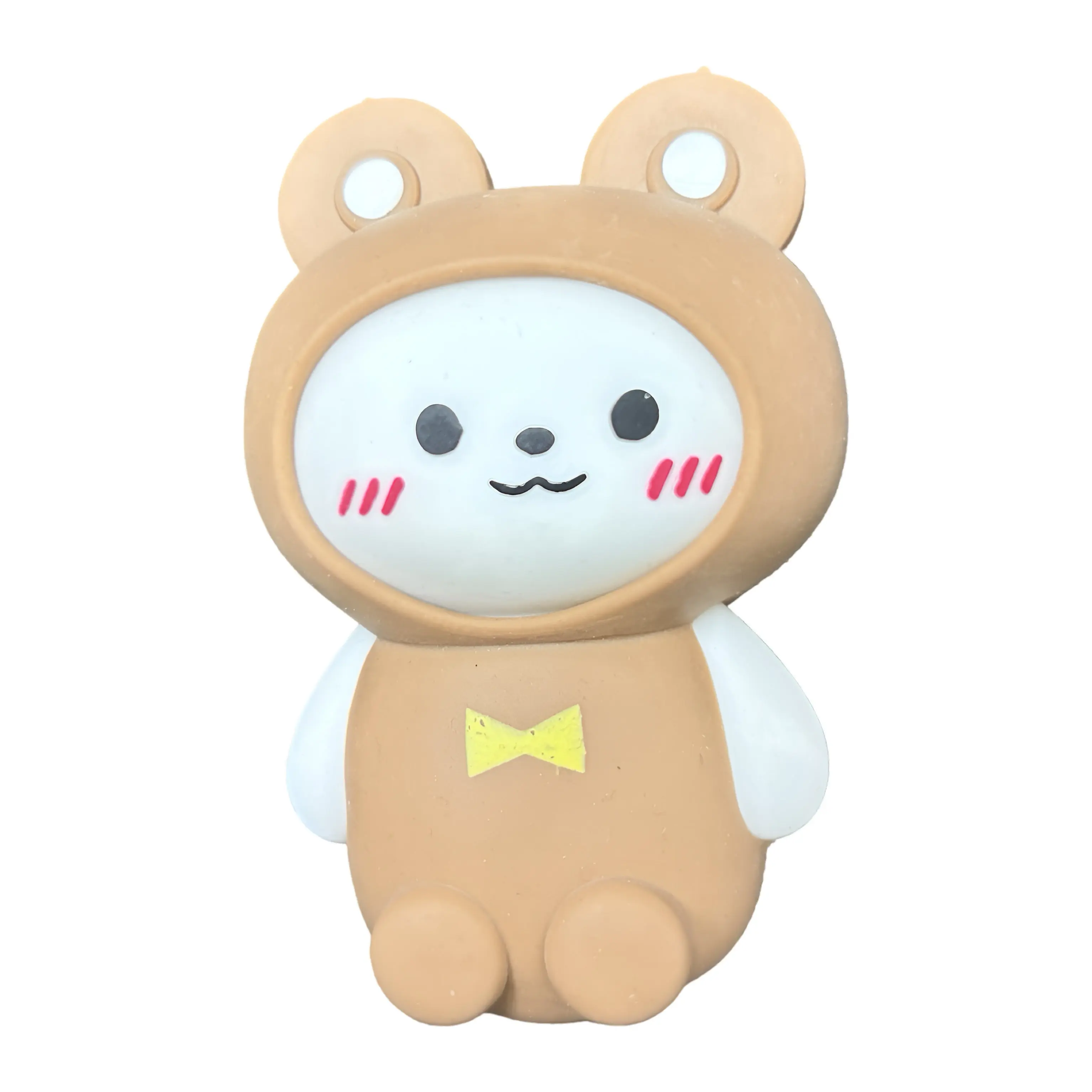 Classic Foam Squishies - Adorable Bear Character Design Slow-Rise Sensory Fidget Toy, Soft Non-Toxic Foam, Easy to Hold Stress Relief Toy for Kids, Adorable Character Design
