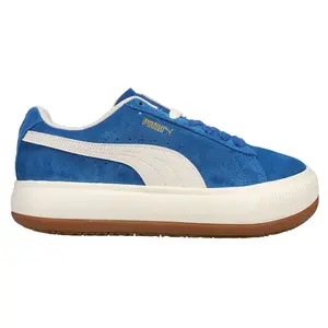 PUMA Womens Suede Mayu Up Perforated Platform Sneakers Shoes Casual - Blue PUMA Womens Suede Mayu Up Perforated Platform Sneakers Shoes Casual - Blue