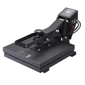 VEVOR Heat Press, 15x 15 inch Heat Press Machine for T-shirts, Fast Heating, High Pressure for Digital Industrial-Quality Sublimation Printer for Heat Transfer Vinyl, 15x 15, Black