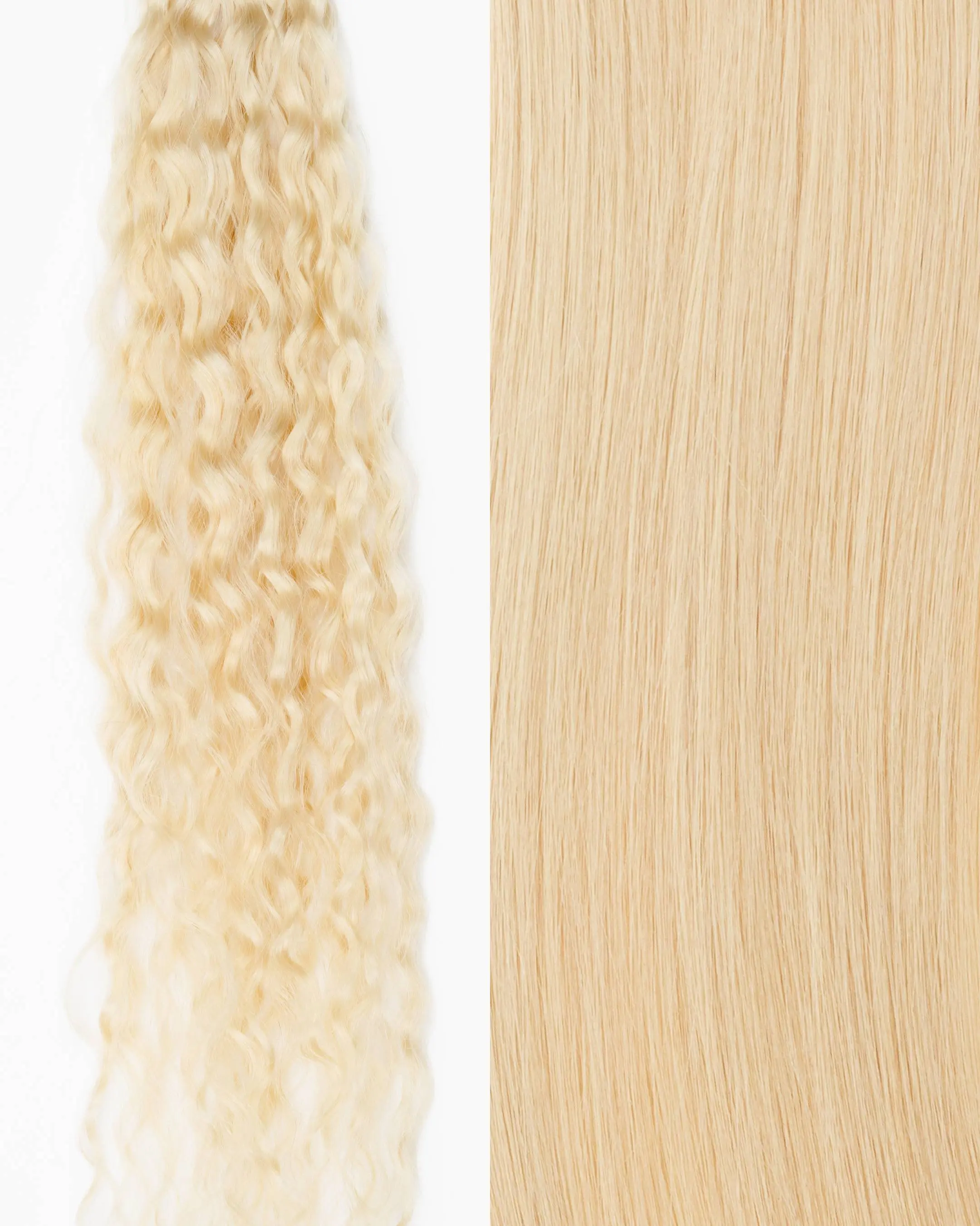 Signature Tape-In, Curly | Platinum Ash Blonde #60