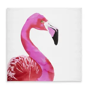 Begin Home Decor C1TC5858WNT92F 58 x 58 in. Pink Bedroom Flamingo Tablecloth - Indoor & Outdoor Home Decor