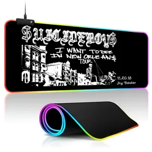Suicideboys G59  Mouse Pad Gamer RGB Deskmat Keyboard Mat Gaming Laptops LED Mousepad Desk Protector Anime Mause Mats