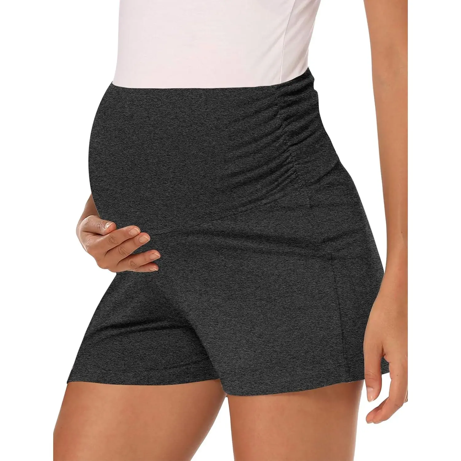 Over The Belly Maternity Shorts Buttery Soft Maternity Pajamas Pregnancy Shorts