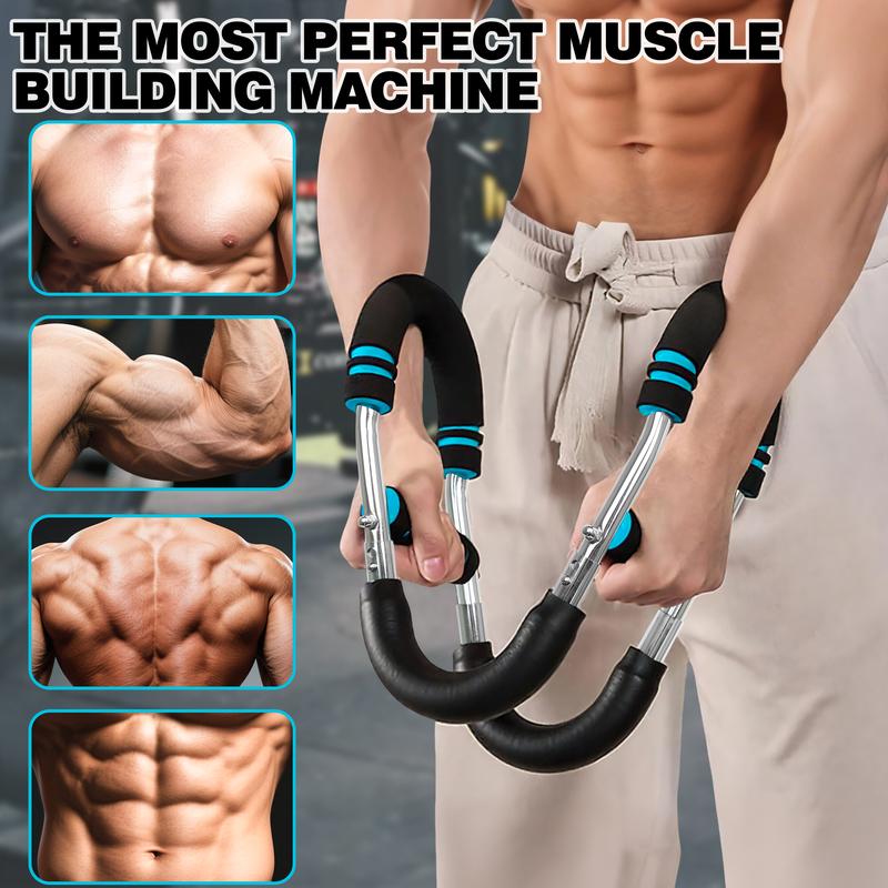 FlexGrip Adjustable Arm & Chest Trainer - Portable Spring Resistance Workout Equipment for Home Gym & Travel Men Women 60-100lbs Adjustable Weight U-Shaped Arm Strength Machine Full Suspension Electric Fat Tire Bike Bluetooth Voice Changer Mixer USB Recha