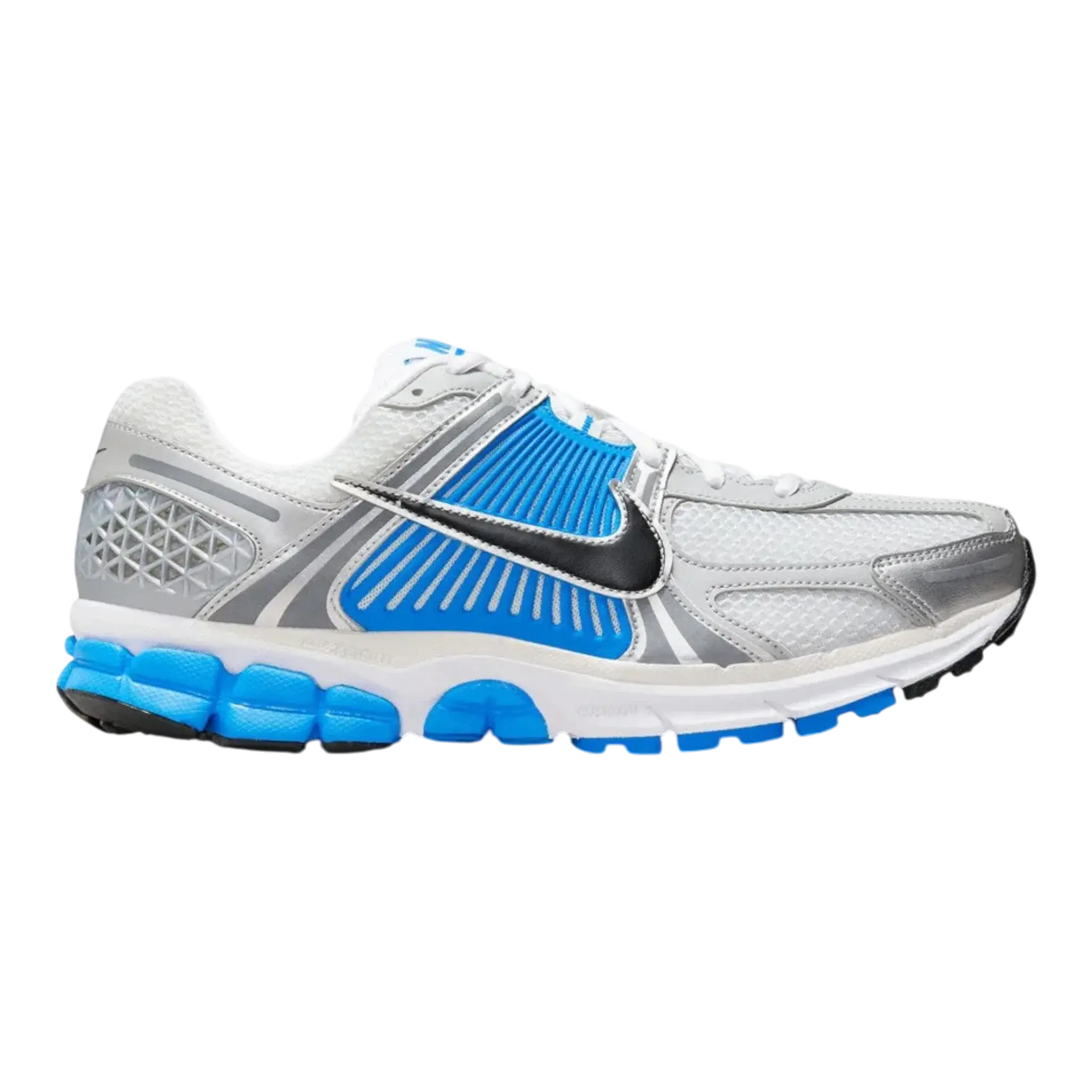 Nike Zoom Vomero 5 Sneaker in White / Photo Blue Suede | Men's Low-Top