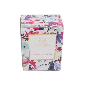 Creative Energy White Tea & Violet Lotion Candle – Soft Floral Aromatherapy