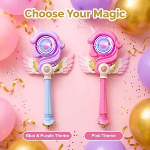 Unicorn Sound & Light Magic Wand Smooth Safe Grip For Little Girls