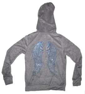 Angel Wings Zip Up Hoodie