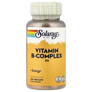 Solaray Vitamin B-Complex 50 , 100 VegCaps
