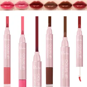 Unique 2-in-1 Marker Applicator Matte Lip Liner, Pair with Lip Gloss for a Soft Mist Finish, High-Pigment Lip Stain with Inense Coloration, Smooth Texture & Lip Shaping, All-Day Transfer-Resistant for Work, Dates, or Everyday Glam