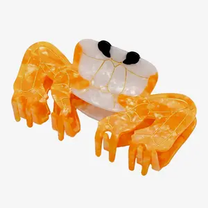 URRYKID Crab Hair Clips Cute Animal Hair Claw Clip for Women Girls Acetate Hair Claw Gift Soft Premium Material Durable Sturdy