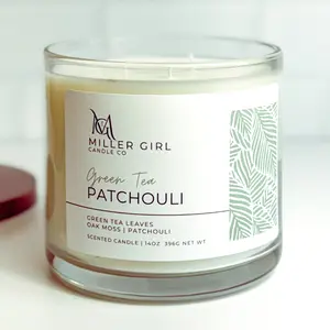 Green Tea Patchouli  Candles
