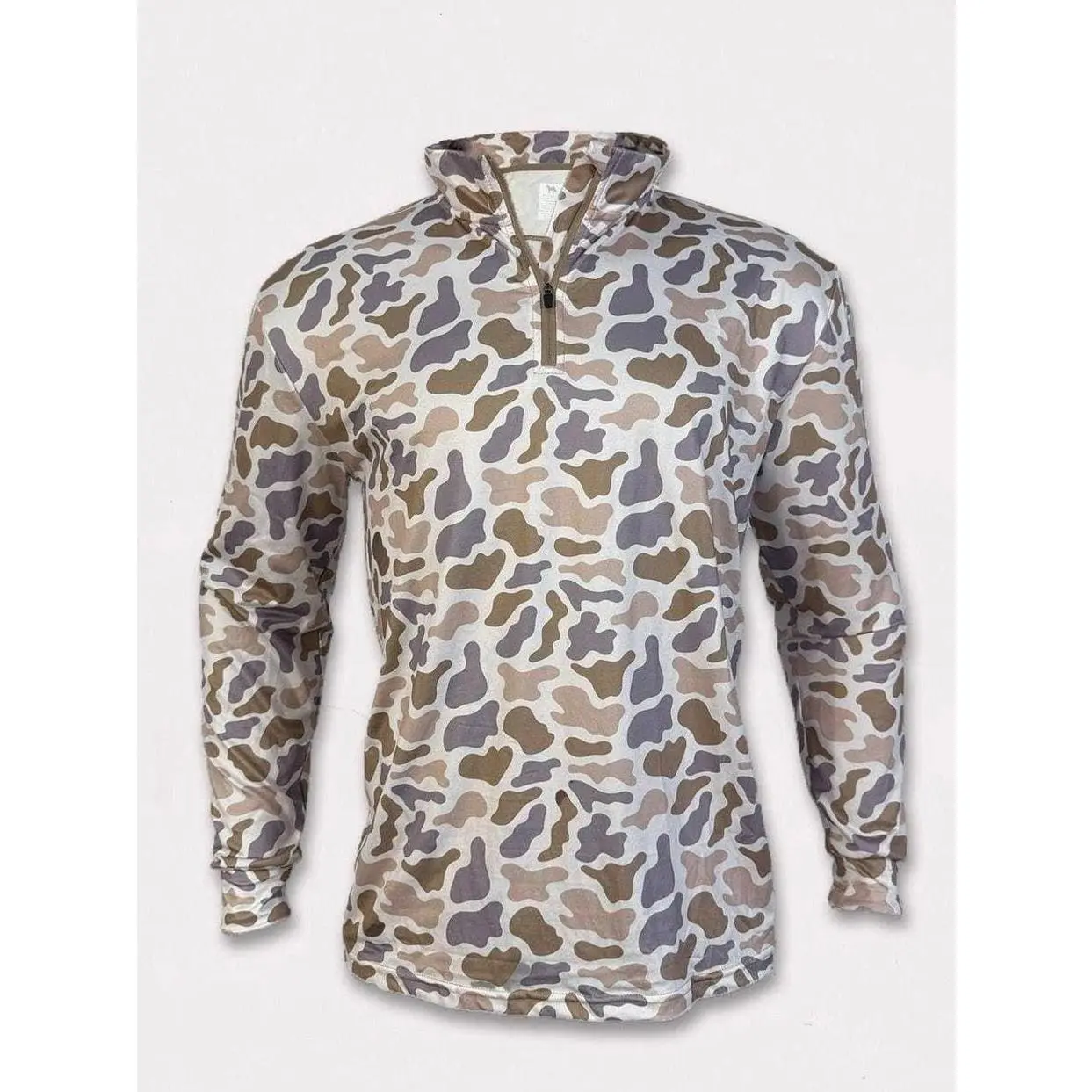 Realtree Camo Zip Long Sleeve Hoodie | Tactical Outdoor Pullover | Hunting & Camping Gear