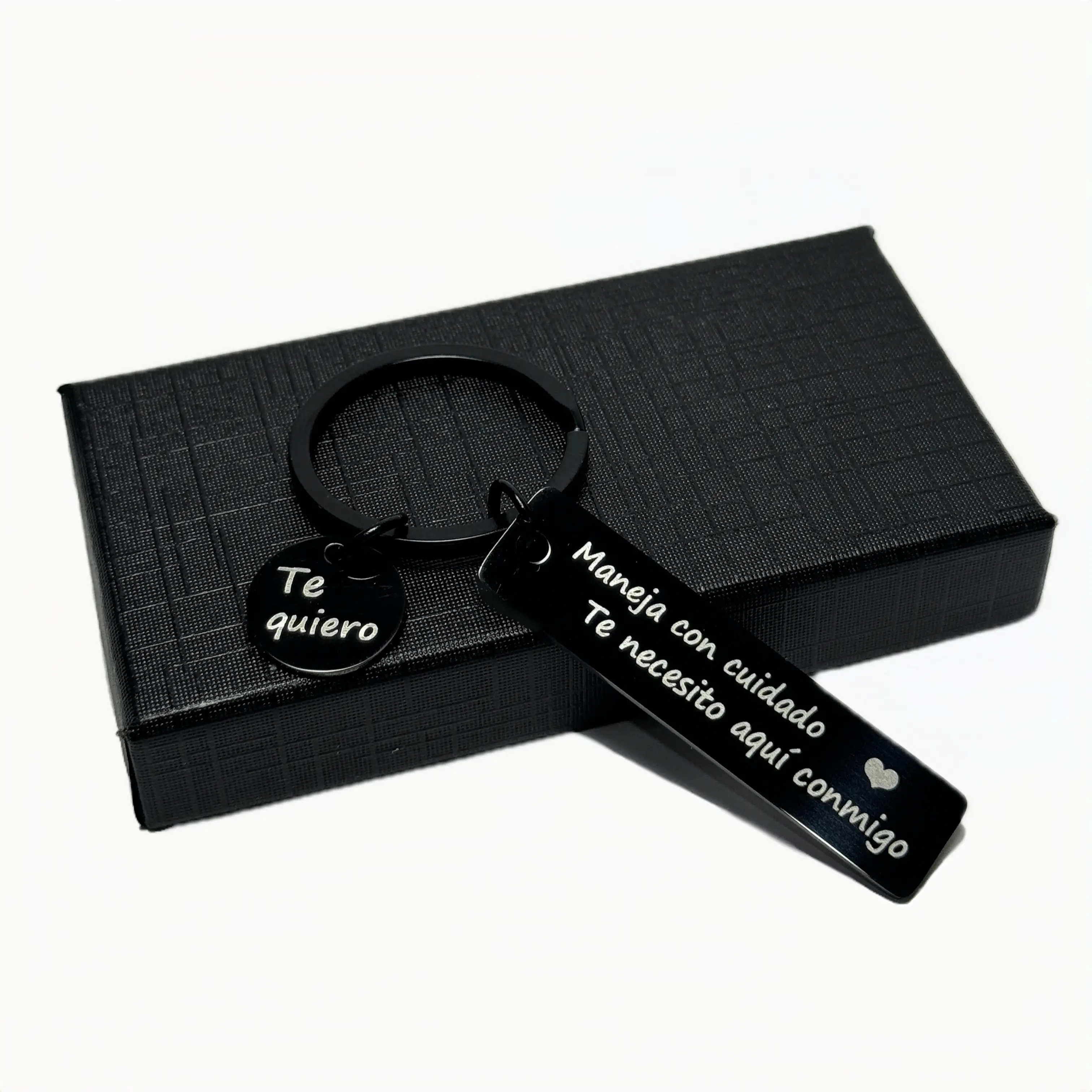 Drive Safe Keychain, 1 Count Letter Pattern Keychain, Gifts for Boyfriend on Birthday Father Day, Outdoor Accessories Spanish styles,Valentines Day Gi