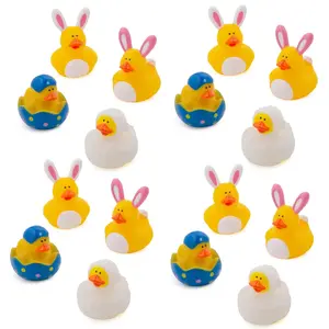 Adorable Easter Rubber Ducks - 120 Pc. for Egg Hunts and More