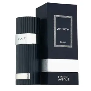 French Avenue Zenith Blue Men's Fresh Aromatic Fragrance 100ml - Bergamot Elemi Lavender Pepper Geranium Ambroxan Patchouli Vetiver